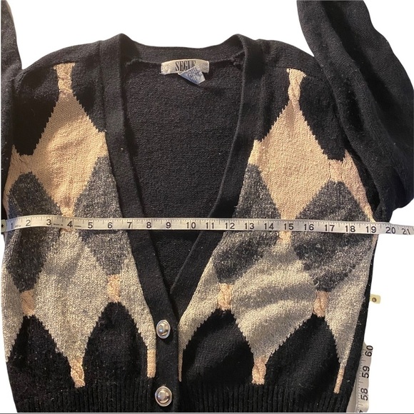 Segue Tribal Silk Angora Cardigan Sweater Women M - Picture 6 of 8